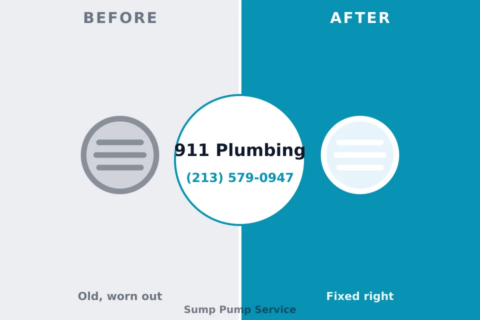 Before and after: plumbing repair South Bend, IN
